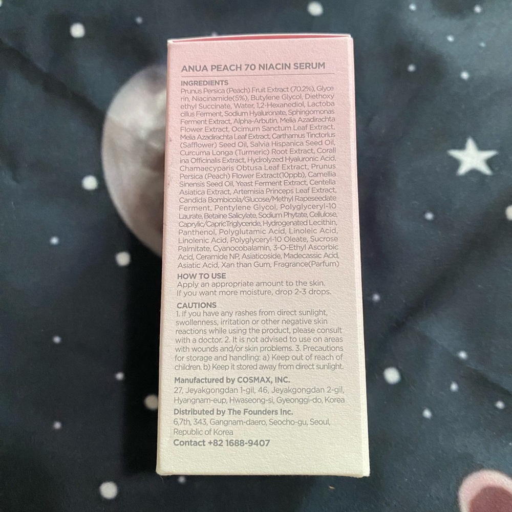 Anua Peach 70 Niacin Serum NIB - Picture 4 of 4